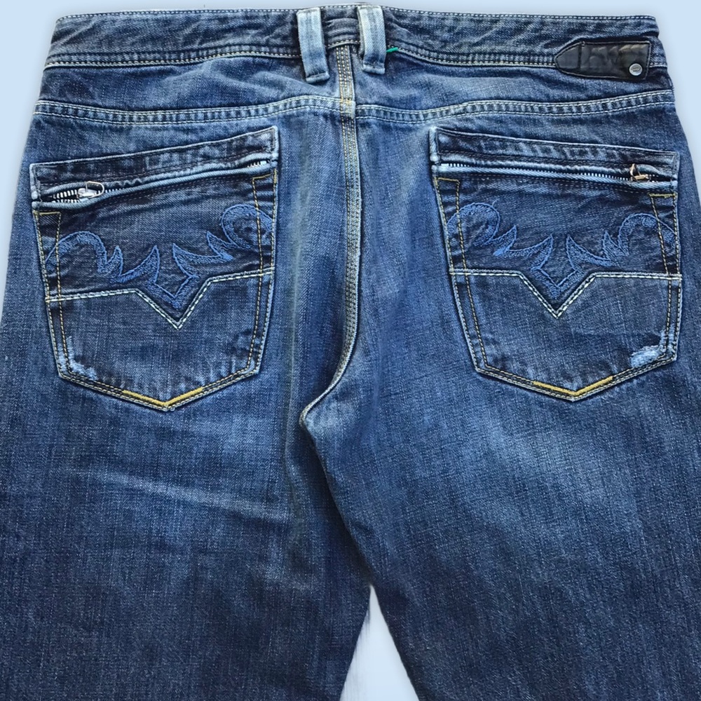 **HOST PICK** ♥️ Diesel Yarik B Mens Jeans 34x32 Zip Back Pockets ♥️ - Picture 5 of 7